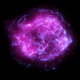 Supernova remnant Cassiopeia A, with IXPE data in magenta.